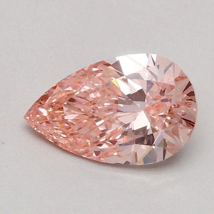 0.53 Ct. Fancy Intense Pink Pear Lab Grown Diamond