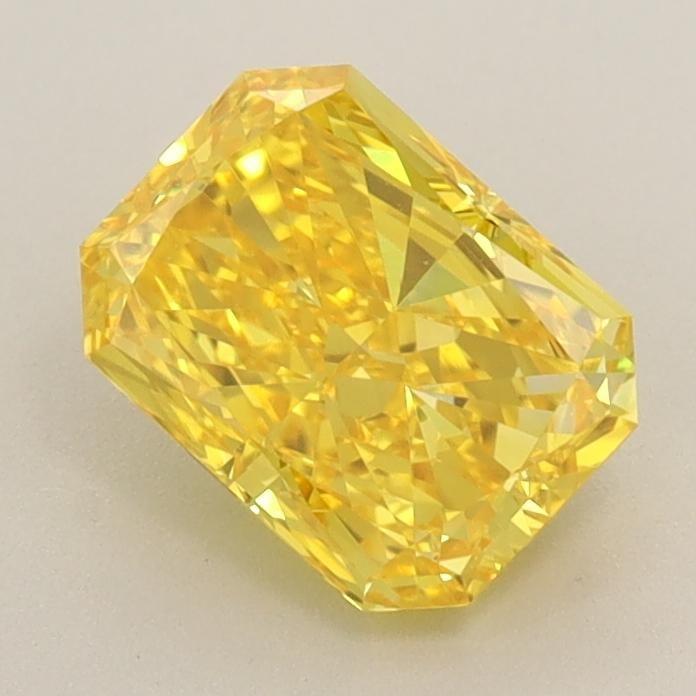 1.27 Ct. Fancy Vivid Yellow Radiant Lab Grown Diamond