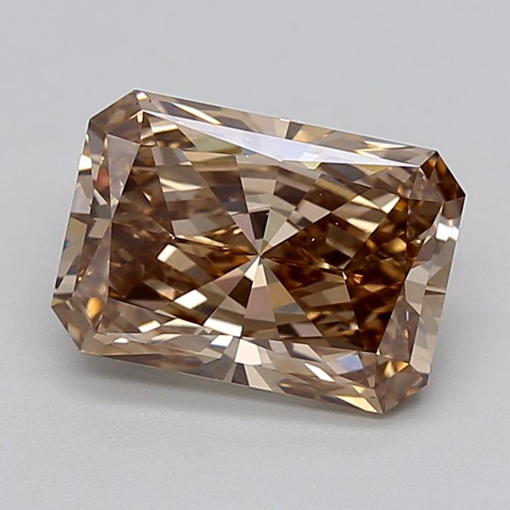 3.05 Ct. Fancy  Brown Radiant Lab Grown Diamond