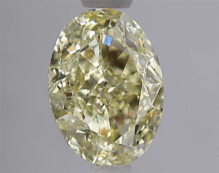 2.02 Ct. Fancy Yellow Oval Lab Grown Diamond