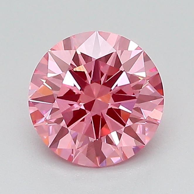 1.04 Ct. Fancy Vivid Pink Round Lab Grown Diamond