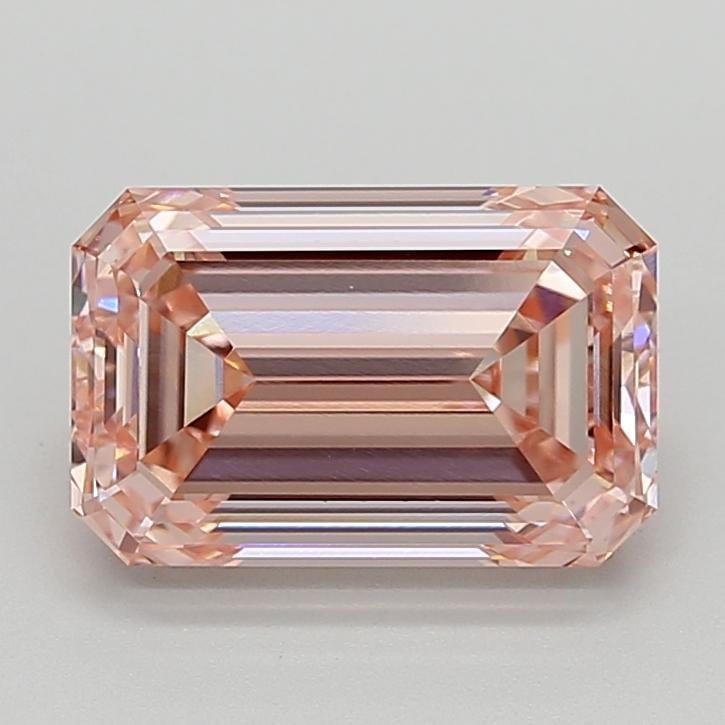 3.81 Ct. Fancy Intense  Pink Emerald Lab Grown Diamond