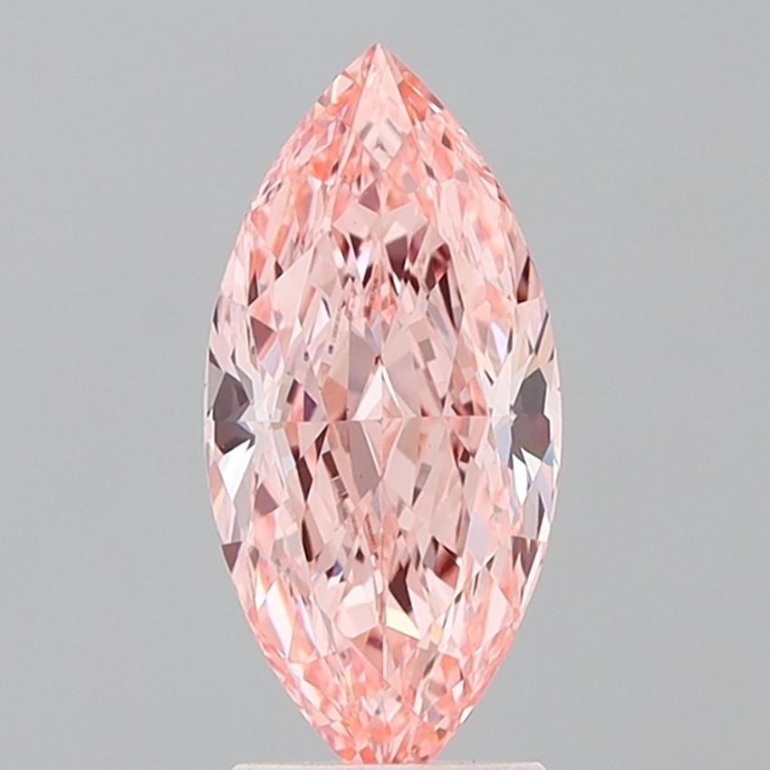 2.63 Ct. Fancy Intense Pink Marquise Lab Grown Diamond