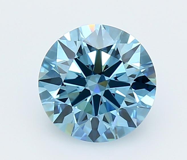 1.51 Ct. Fancy Vivid  Blue Round Lab Grown Diamond