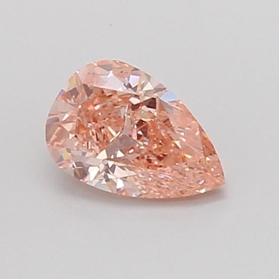 0.57 Ct. Fancy Vivid Pink Pear Lab Grown Diamond