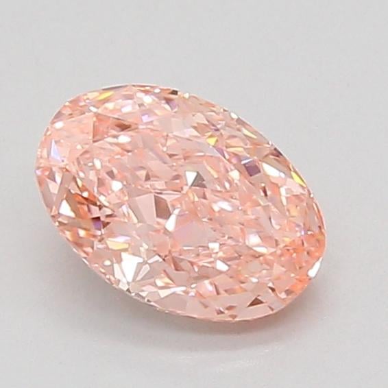 1.08 Ct. Fancy Vivid Pink Oval Lab Grown Diamond