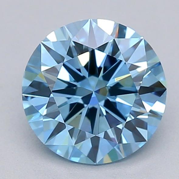 1.00 Ct. Fancy Vivid  Blue Round Lab Grown Diamond