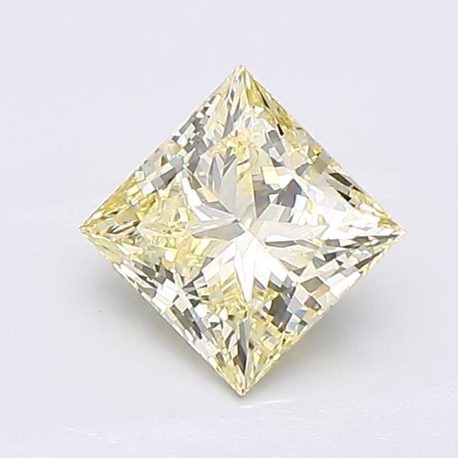 1.08 Ct. Fancy Light  Yellow Princess Lab Grown Diamond