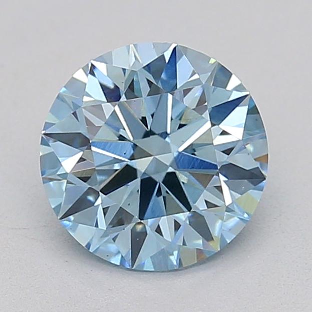 1.05 Ct. Fancy Intense  Blue Round Lab Grown Diamond