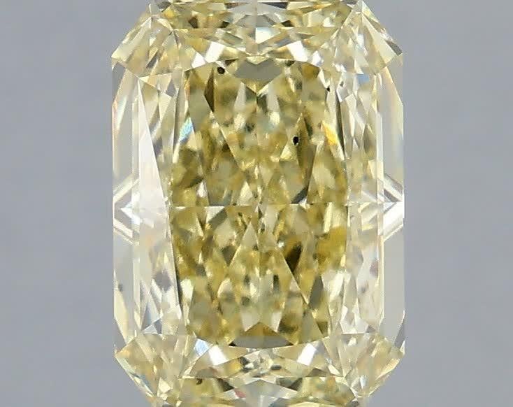 2.59 Ct. Fancy Intense  Yellow Radiant Lab Grown Diamond