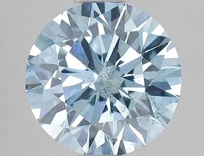 1.50 Ct. Fancy Vivid  Blue Round Lab Grown Diamond