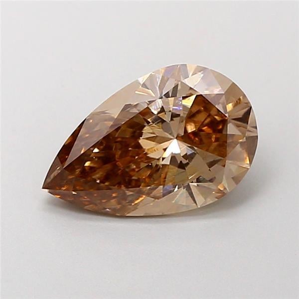 1.26 Ct. Fancy Brown Pear Lab Grown Diamond