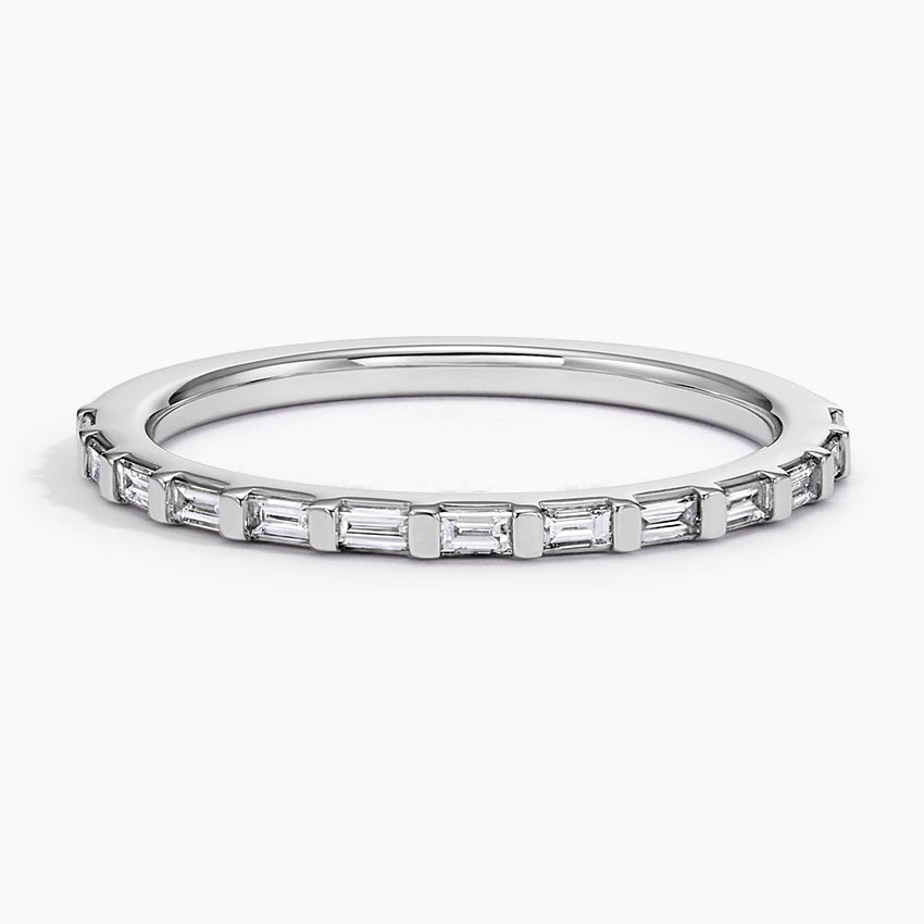 Platinum Baguette Cut 0.65ct Diamond Eternity Ring