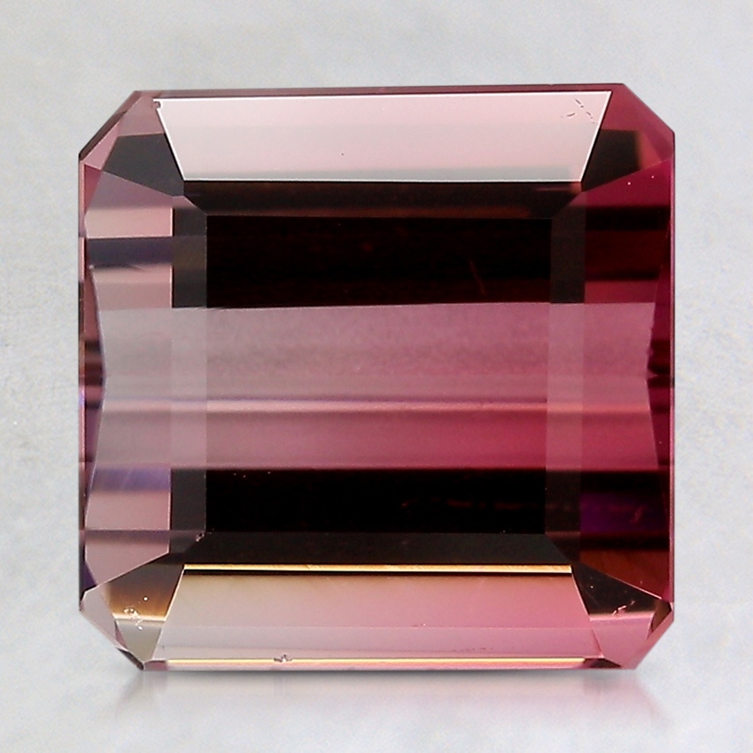 10x9.8mm Bi-Color Modified Asscher Tourmaline