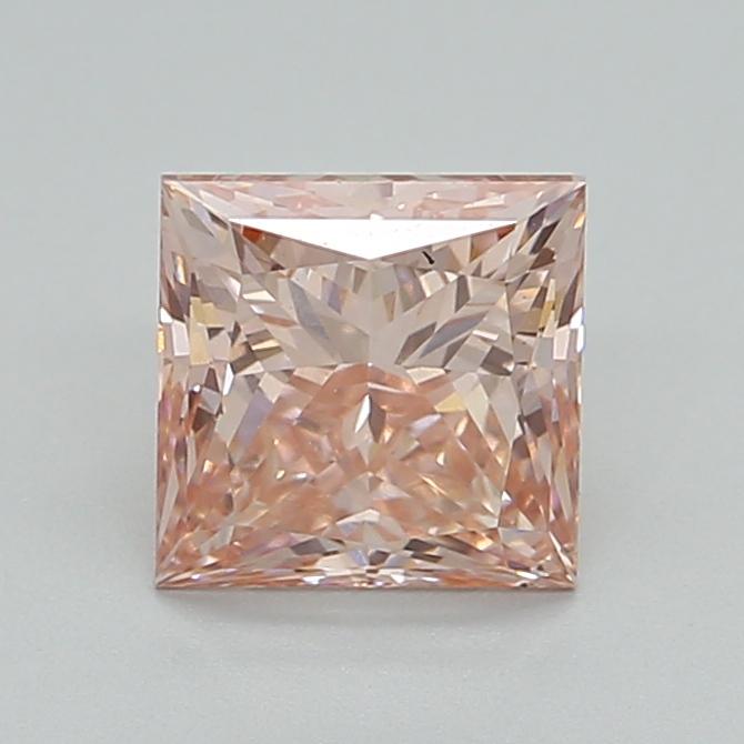 1.54 Ct. Fancy Intense Pink Princess Lab Grown Diamond