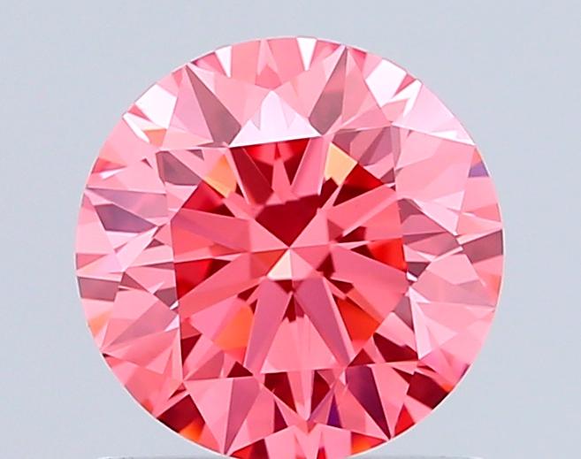1.02 Ct. Fancy Vivid Pink Round Lab Grown Diamond