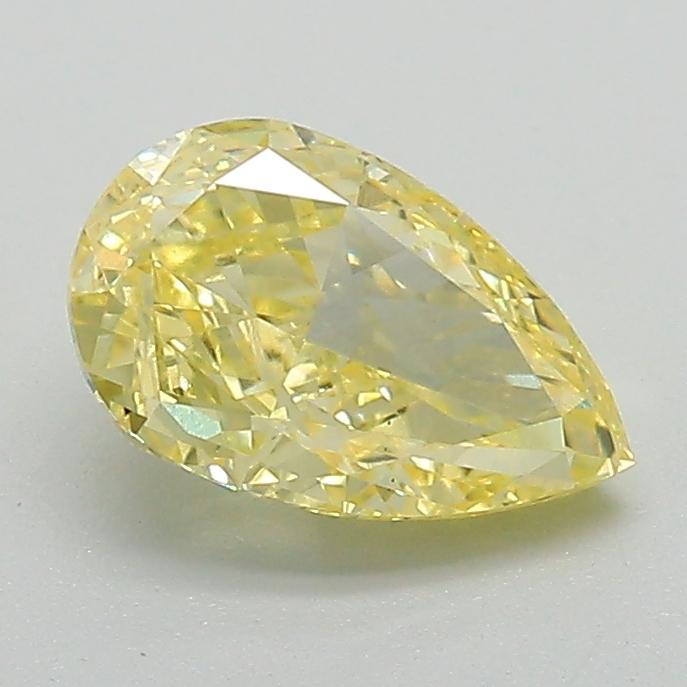 1.16 Ct. Fancy Intense Yellow Pear Lab Grown Diamond