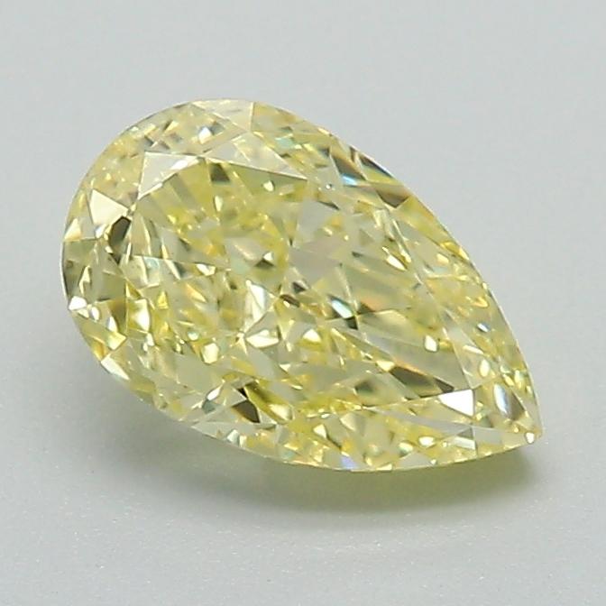 1.10 Ct. Fancy Intense Yellow Pear Lab Grown Diamond