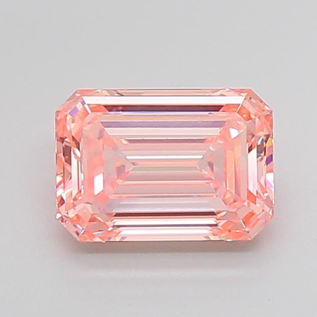 3.03 Ct. Fancy Intense Pink Emerald Lab Grown Diamond