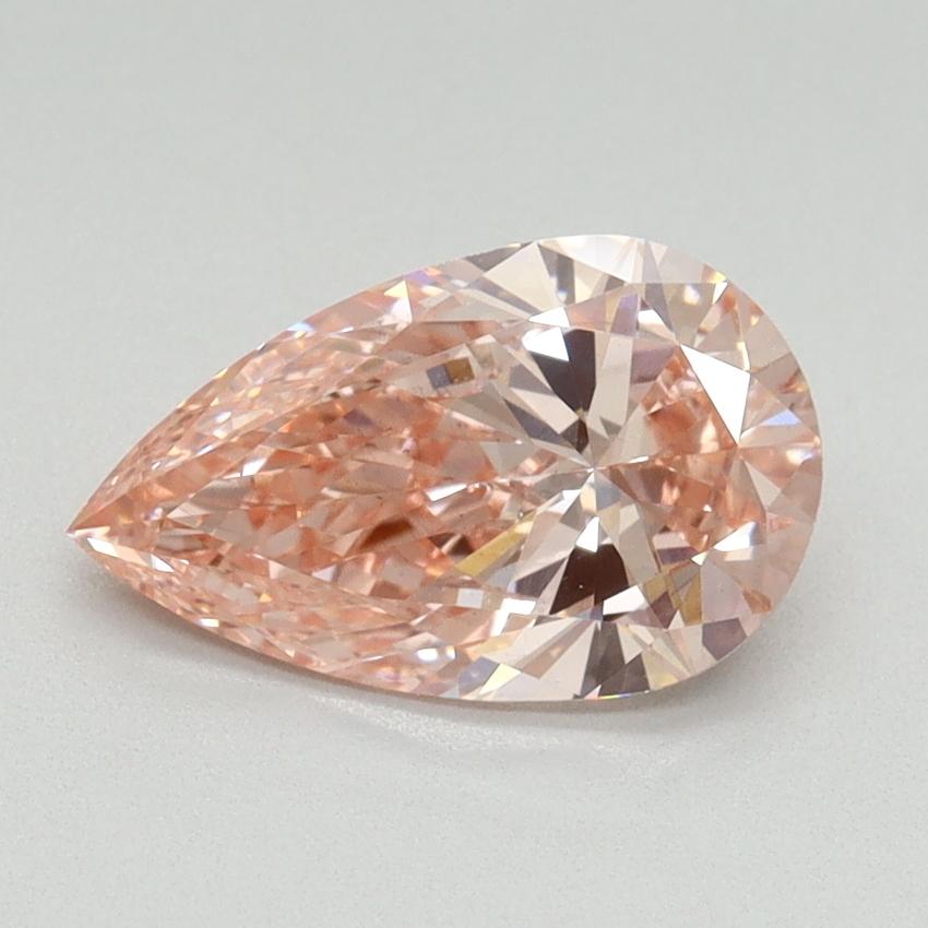 1.51 Ct. Fancy Vivid Pink Pear Lab Grown Diamond