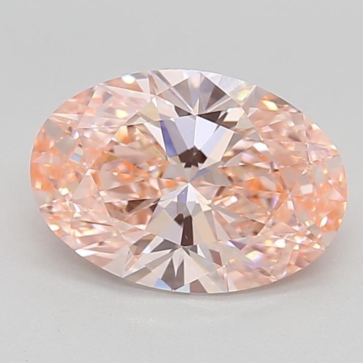 1.50 Ct. Fancy Intense  Pink Oval Lab Grown Diamond