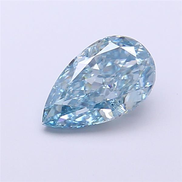 1.01 Ct. Fancy Vivid  Blue Pear Lab Grown Diamond