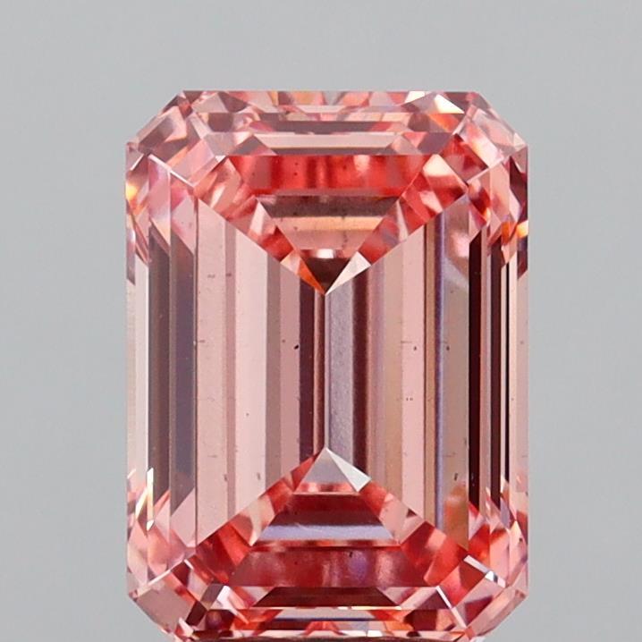 3.19 Ct. Fancy Intense  Pink Emerald Lab Grown Diamond