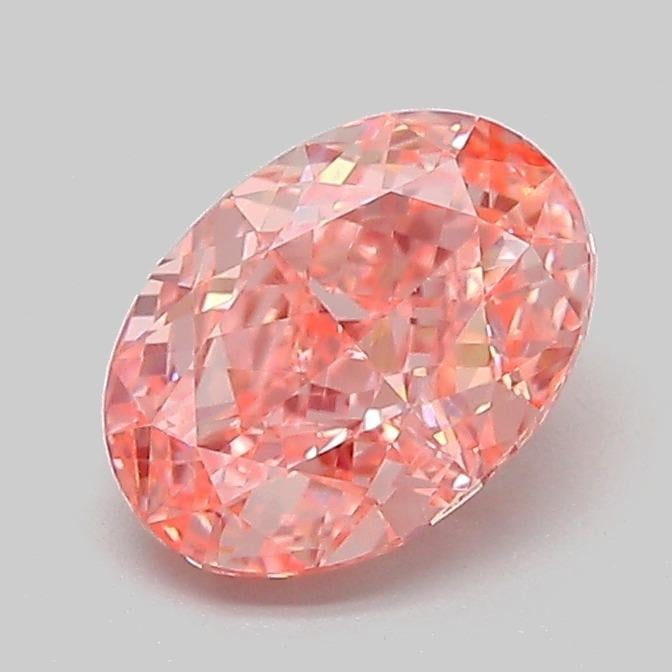 1.20 Ct. Fancy Vivid  Pink Oval Lab Grown Diamond