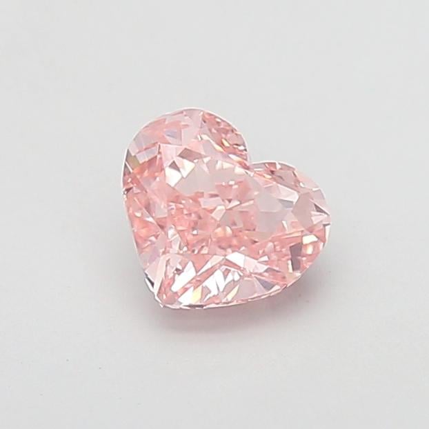 1.04 Ct. Fancy Intense  Pink Heart Lab Grown Diamond
