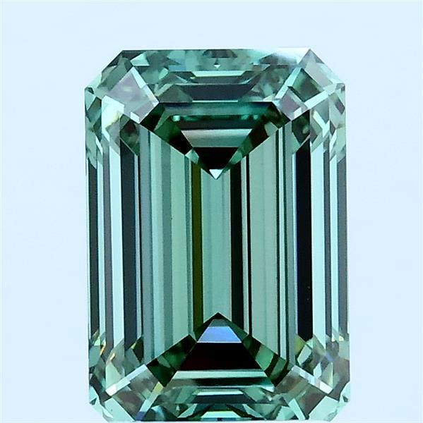 2.01 Ct. Fancy Vivid Green Emerald Lab Grown Diamond