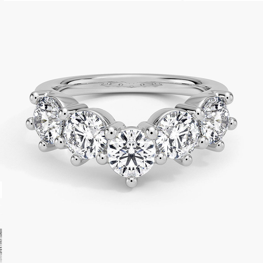 Rose gold diamond engagement ring with surprise diamond details