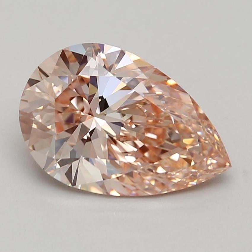 2.02 Ct. Fancy Intense Pink Pear Lab Grown Diamond