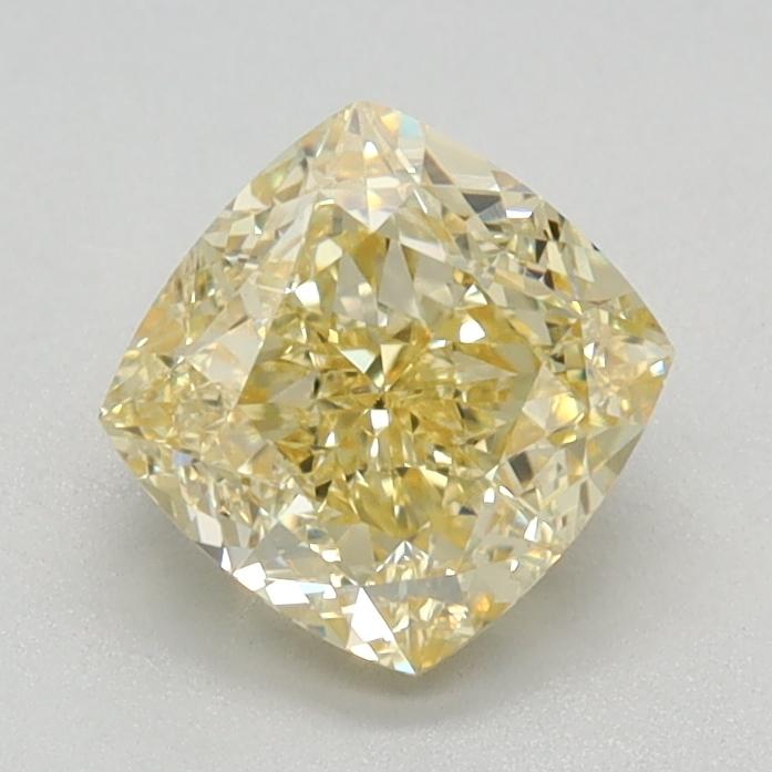 1.06 Ct. Fancy Intense Yellow Cushion Lab Grown Diamond