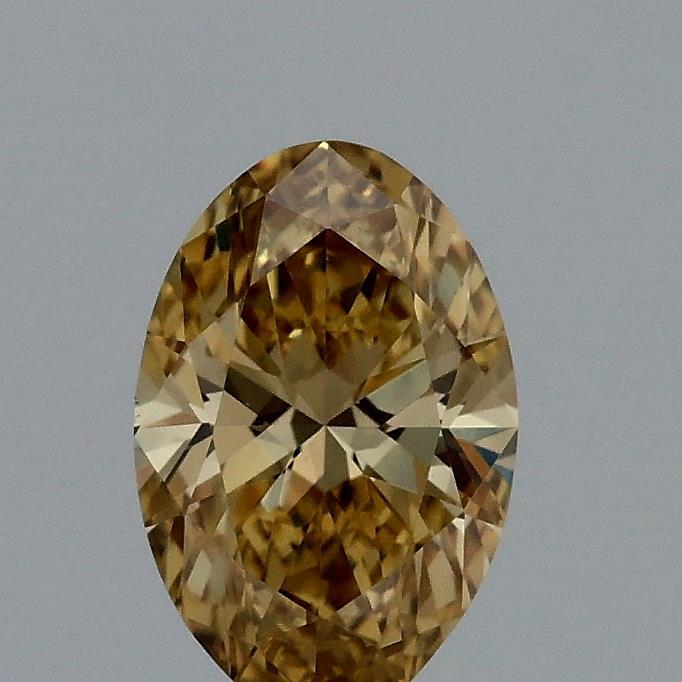 0.50 Ct. Fancy Intense Yellow Oval Lab Grown Diamond