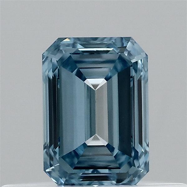 0.37 Ct. Fancy Vivid Blue Emerald Lab Grown Diamond