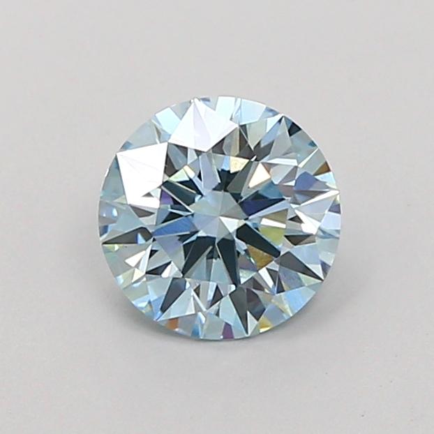 1.02 Ct. Fancy Vivid  Blue Round Lab Grown Diamond