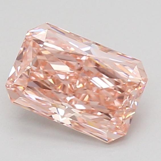 1.42 Ct. Fancy Vivid Pink Radiant Lab Grown Diamond