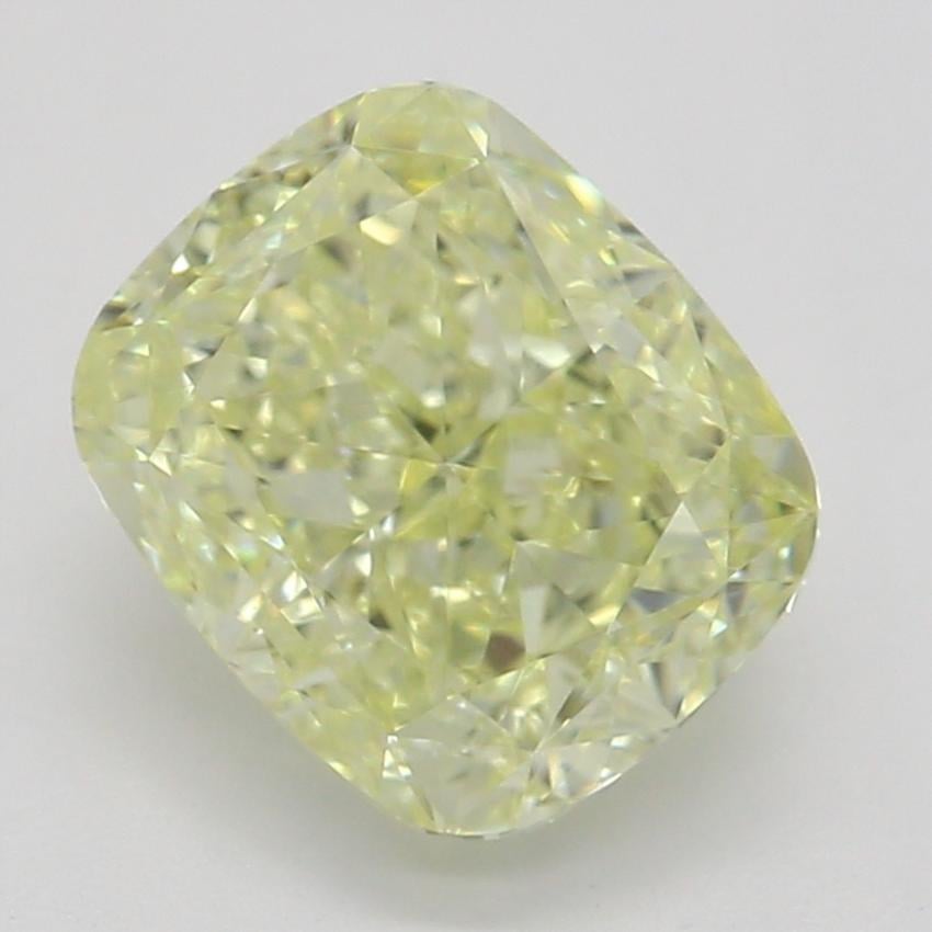 1.30 Ct. Fancy Light Yellow Cushion Diamond