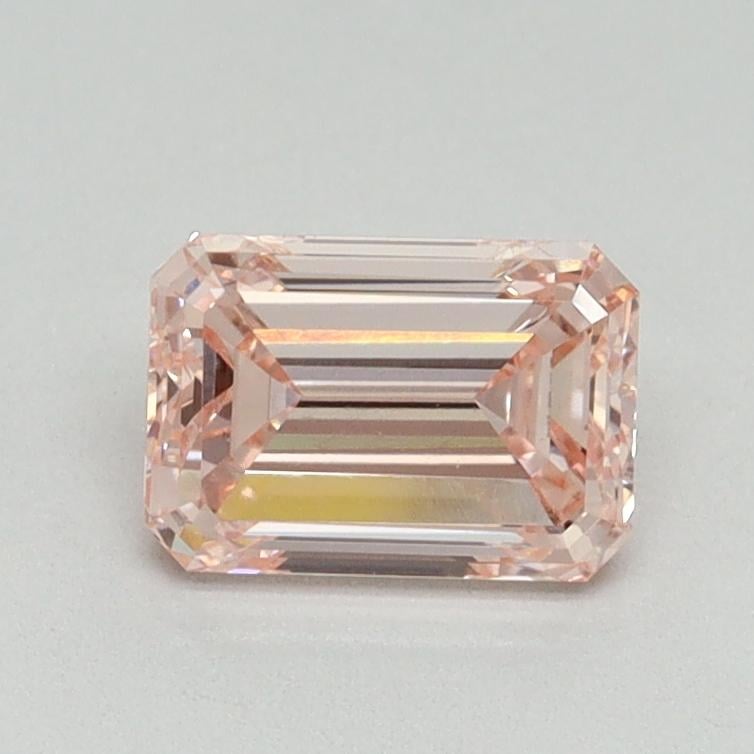 1.00 Ct. Fancy Intense Pink Emerald Lab Grown Diamond