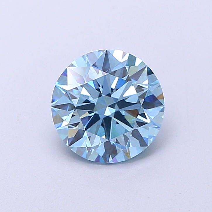 1.50 Ct. Fancy Vivid  Blue Round Lab Grown Diamond