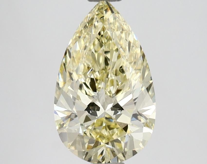 1.50 Ct. Fancy Light Yellow Pear Lab Grown Diamond