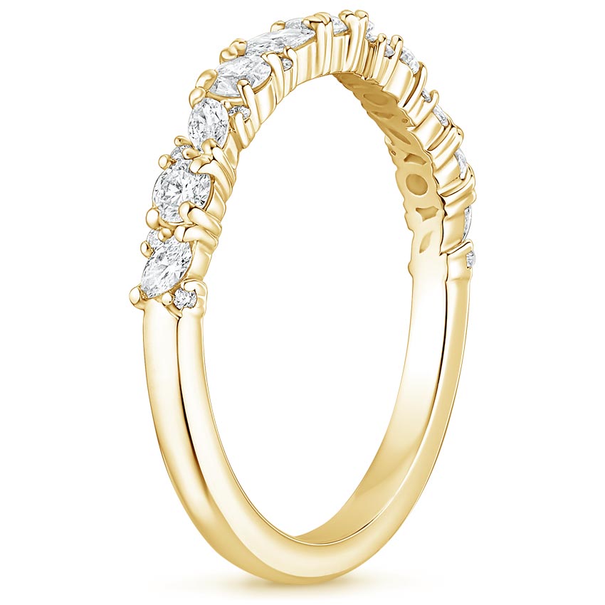 18K Yellow Gold Meadow Diamond Ring (1/2 ct. tw.), large side view
