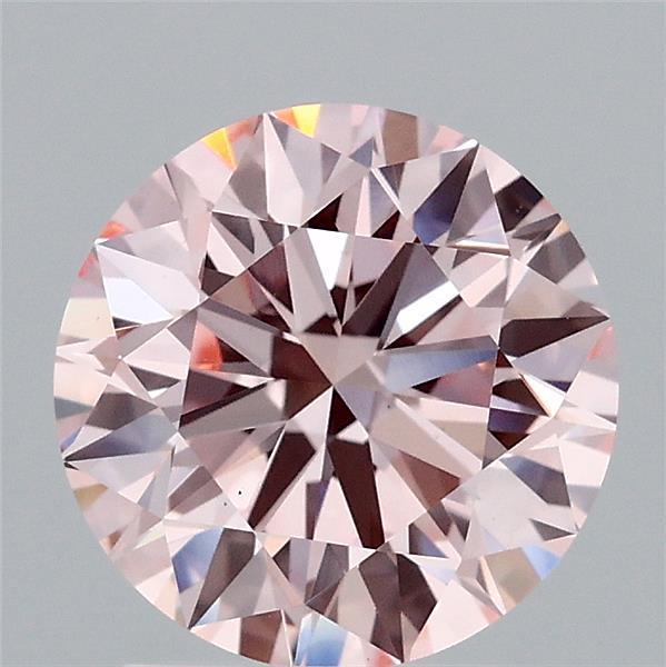 2.01 Ct. Fancy Intense Pink Round Lab Grown Diamond