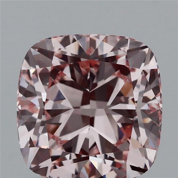 2.05 Ct. Fancy Intense Pink Cushion Lab Grown Diamond