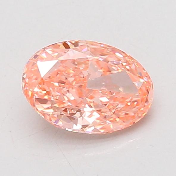 1.09 Ct. Fancy Vivid Pink Oval Lab Grown Diamond