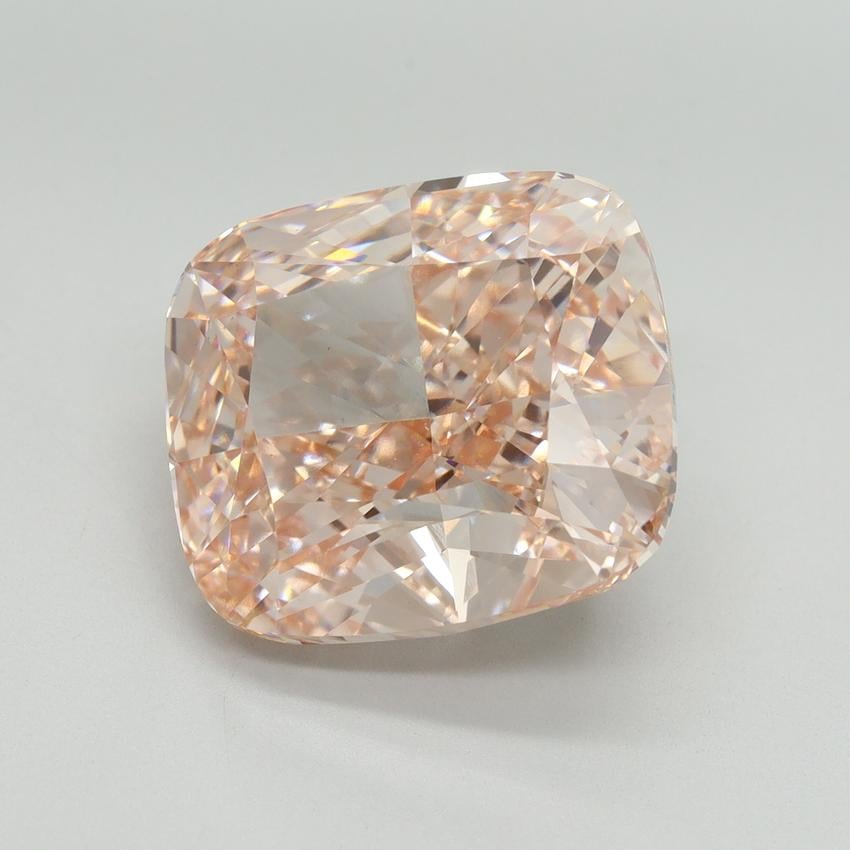 11.25 Ct. Fancy Intense Pink Cushion Lab Grown Diamond