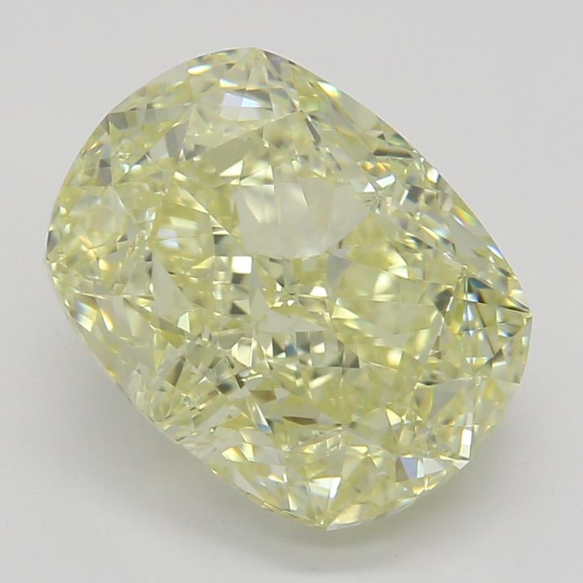 2.50 Ct. Fancy Light Yellow Cushion Diamond