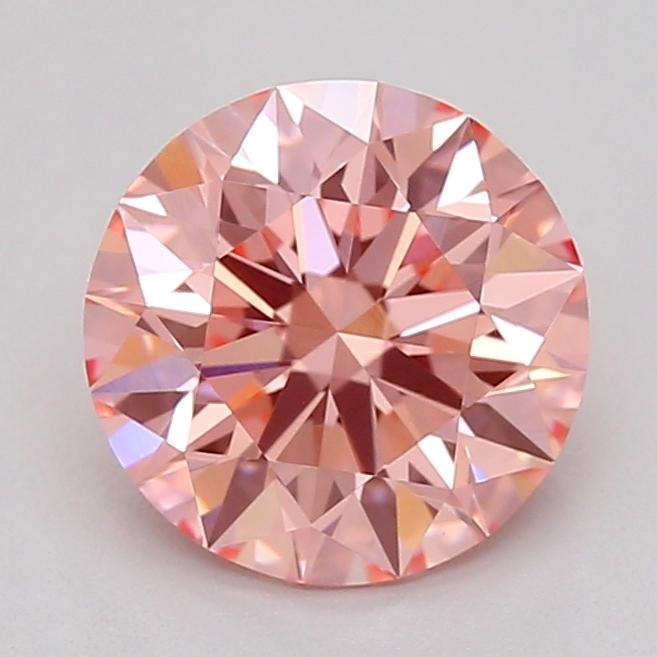 1.02 Ct. Fancy Vivid  Pink Round Lab Grown Diamond