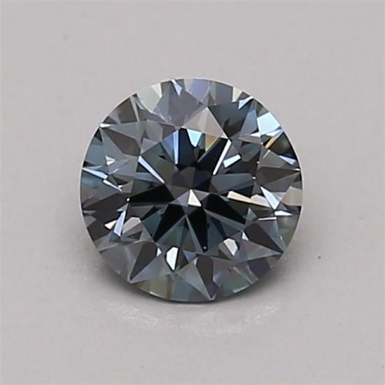 0.52 Ct. Fancy Intense Blue Round Lab Grown Diamond