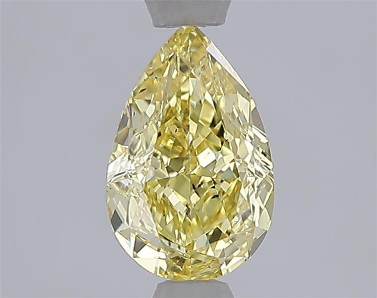1.07 Ct. Fancy Intense Yellow Pear Lab Grown Diamond